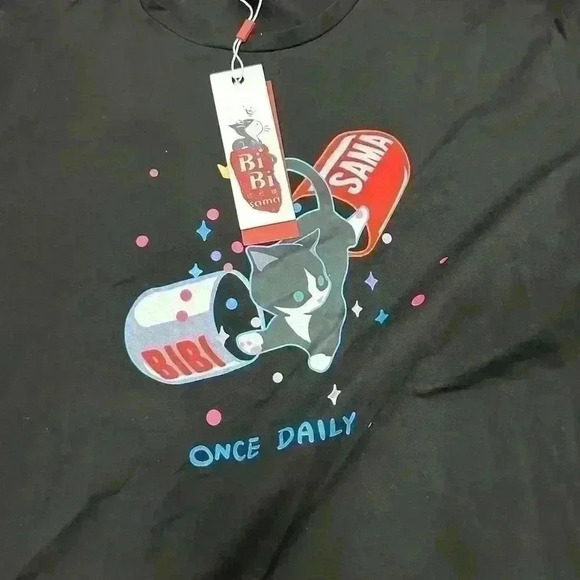 Bibi Black Tshirt - Unisex - Size XXXL - BNWT - Picture 2 of 4